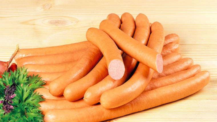 Farmářské párky ve skopovém střívku