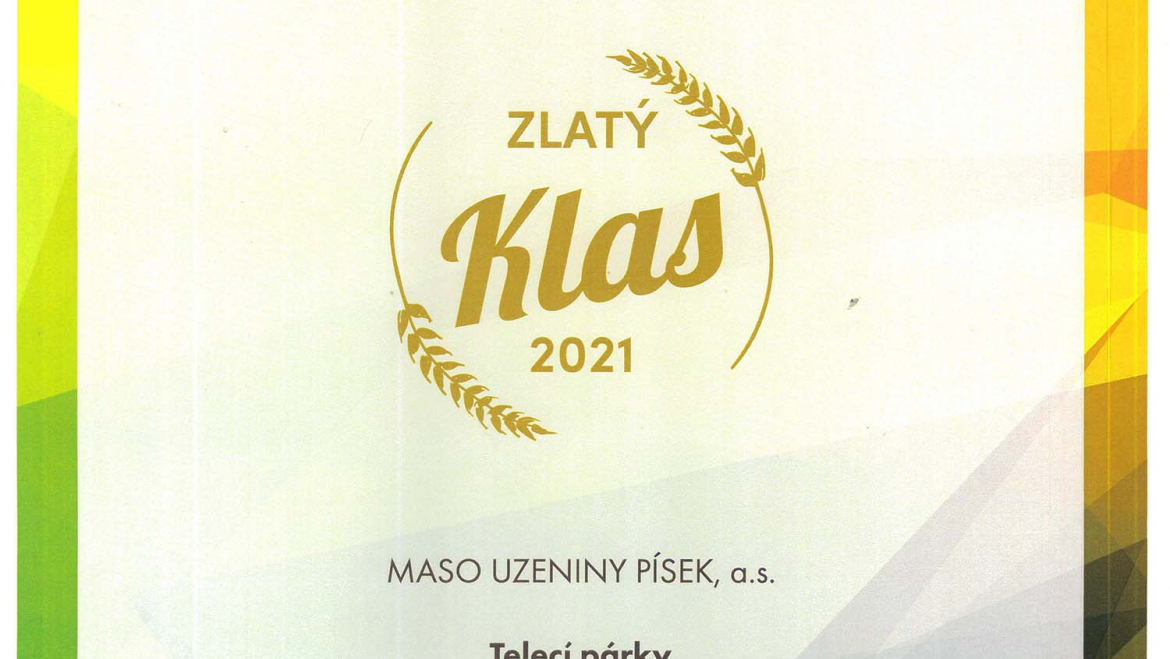 MÚÚÚ Telecí párky-Zlatý klas 2021