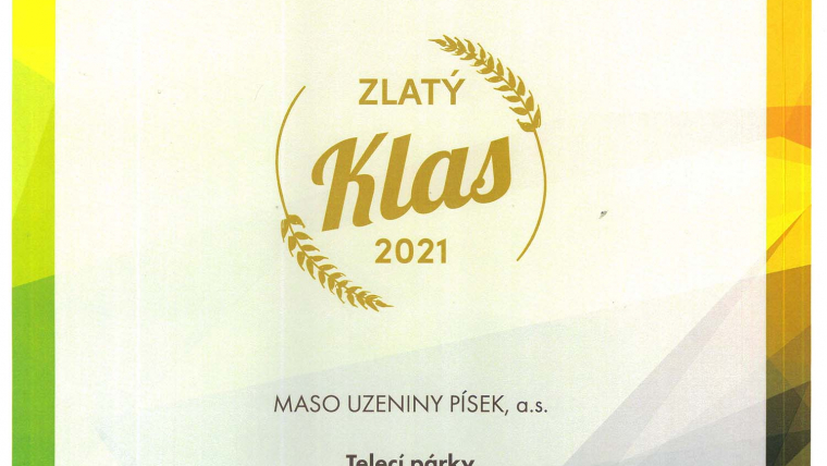 MÚÚÚ Telecí párky-Zlatý klas 2021