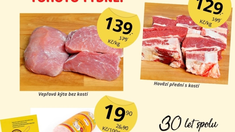 Akční nabídka v ŘEZNICTVÍ MÚÚÚ