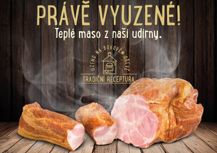 Teplá uzená masa přímo z udírny v ŘEZNICTVÍ MÚÚÚ Hluboká nad Vltavou